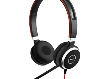 Jabra Evolve 40 Professional Wired Headset, Stereo, MS-Optimized – Telephone Headset for Greater Productivity, Superior