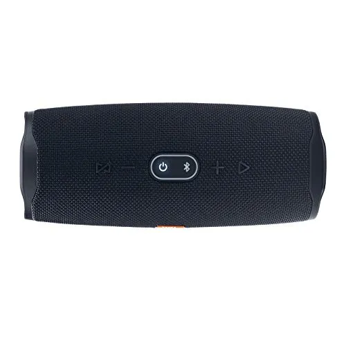 JBL Charge 4 - Waterproof Portable Bluetooth Speaker - Black Bluetooth speaker - side view