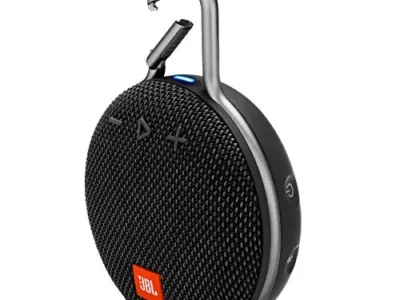 JBL Clip 3, Black - Waterproof, Durable & Portable Bluetooth Speaker - Up to 10 Hours of Play - Includes Noise-Cancelling