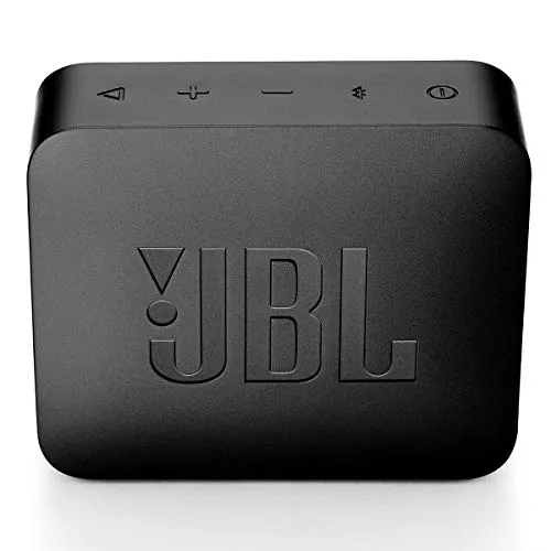 JBL GO2 - Waterproof Ultra-Portable Bluetooth Speaker - Black Bluetooth speaker - detail shot