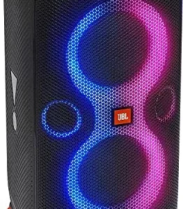 JBL PartyBox 110 - Portable Party Speaker with Built-in Lights, Powerful Sound and deep bass, Black Bluetooth speaker