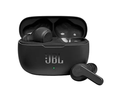 JBL Vibe 200TWS True Wireless Earbuds - Black, Small earbuds