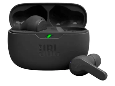 JBL Vibe Beam True Wireless Headphones - Black, Small earbuds