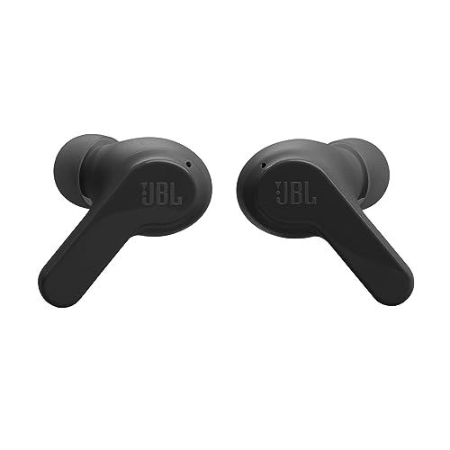JBL Vibe Beam True Wireless Headphones - Black, Small earbuds - detail shot