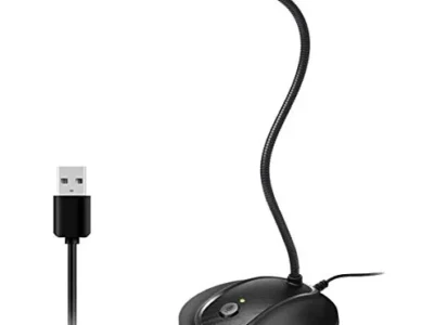 JOUNIVO USB Microphone, Computer PC Microphone with Mute Button for Streaming, Podcasting, Vocal Recording; Gaming Mic for