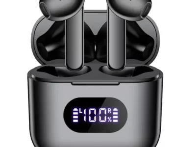 Jrwaro Wireless Earbuds, Bluetooth Headphones V5.3 Ear Buds, Earphones with 48H Long Battery Life LED Power Display, HiFi