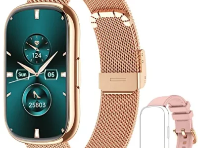 KALINCO Slim Fitness Tracker, Smart Watch with Heart Rate, Blood Oxygen, Blood Pressure and Sleep Monitor, Activity Tracker