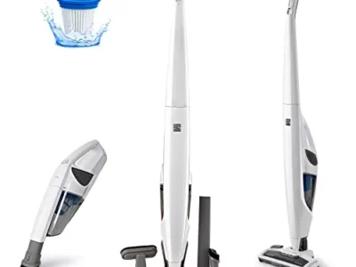 Kenmore DS1030 Cordless Stick Vacuum Lightweight Cleaner 2-Speed Power Suction LED Headlight 2-in-1 Handheld for Hardwood