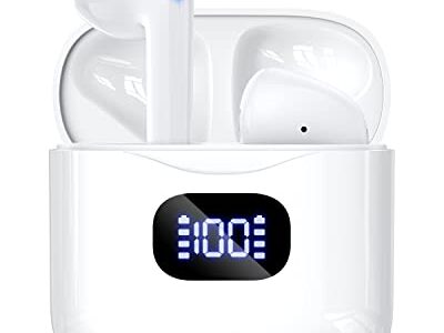 KTGEE Wireless Earbuds, Bluetooth 5.3 Headphones 40Hrs Playtime with Charging Case, IPX5 Waterproof Stereo in-Ear Earphones