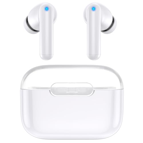 kurdene Bluetooth 5.3 Wireless Earbuds, P3+ Deep Bass Hi-fi Stereo Headset with Microphone in-Ear Call Noise Canceling