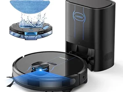 Laresar Robot Vacuum, 3 in 1 Robot Vacuum and Mop with Smart Mapping, Self-Emptying Robotic Vacuum Cleaner Compatible with