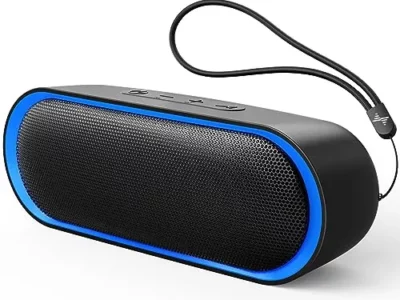 LENRUE Bluetooth Speakers, Waterproof Portable Speakers with TWS, 24 Playtime, Stereo Sound, Wireless for Home Shower Pool