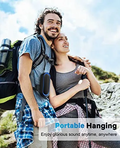 LENRUE Bluetooth Speakers, Waterproof Portable Speakers with TWS, 24 Playtime, Stereo Sound, Wireless for Home Shower Pool