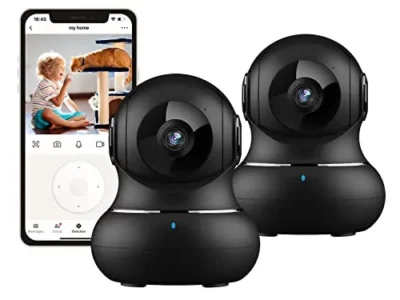 litokam 2K Indoor Camera, Litokam 360 Pan/Tilt Cameras for Home Security, Pet Camera with Phone APP, WiFi Camera with Motion