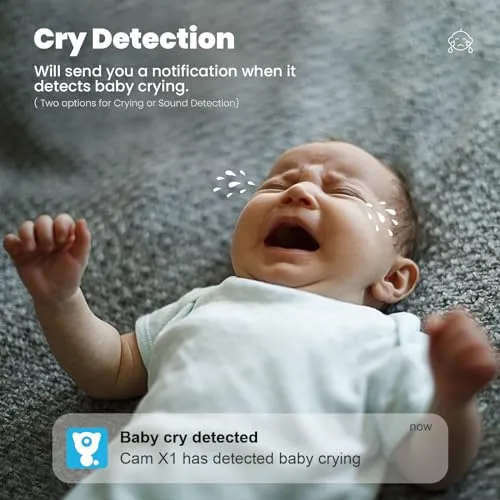 litokam 2K Indoor Camera, Litokam 360 Pan/Tilt Cameras for Home Security, Pet Camera with Phone APP, WiFi Camera with Motion