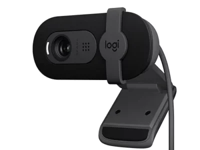 Logitech Brio 101 Full HD 1080p Webcam Made for Meetings and Works for Streaming — Auto-Light Balance, Built-in Mic, Privacy