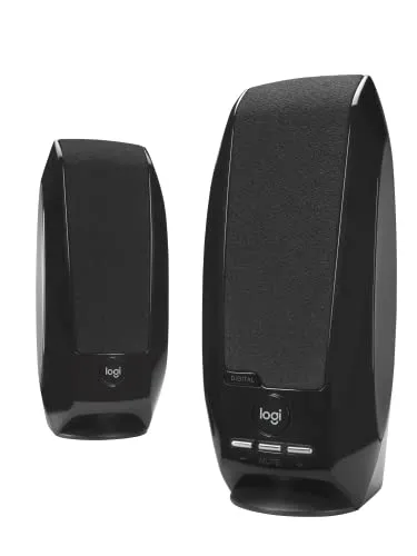 Logitech S150 USB Speakers with Digital Sound computer speaker - detail shot