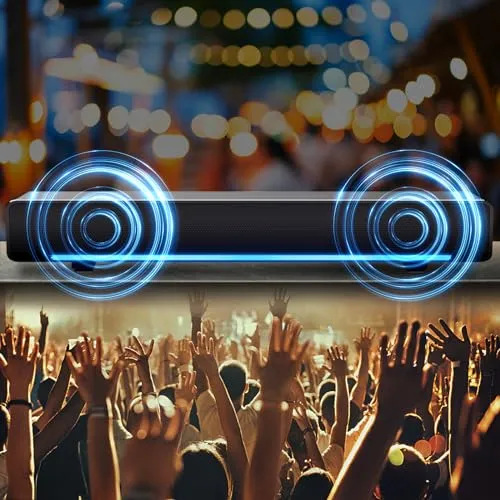 MARBOO Computer PC Bluetooth Soundbar Speakers Wireless USB Powered Laptop Desktop Monitor Speakers for PC Smartphone Ipad