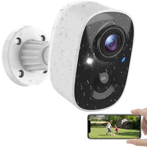 MaxiViz Security Cameras Wireless Outdoor, Battery Powered Cameras for Home Security Indoor/Outdoor with AI Motion