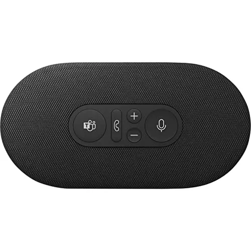 Microsoft Modern USB-C Speaker, Certified for Microsoft Teams, 2- Way Compact Stereo Speaker, Call Controls, Noise Reducing