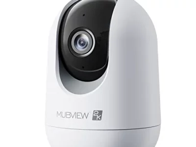 MUBVIEW Indoor Security Camera 2K, Pet Camera with Phone App, WiFi Cameras for Home Security Camera for Dog/ Baby