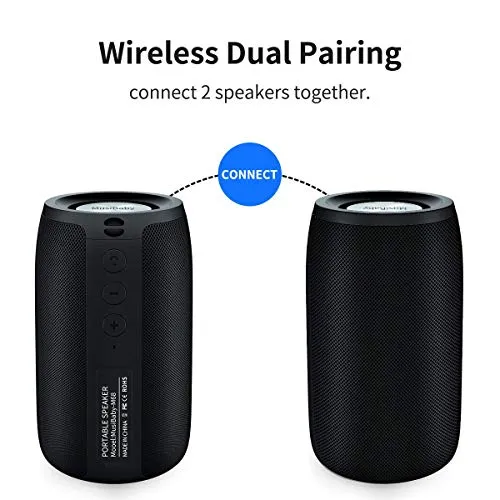 MusiBaby Bluetooth Speaker,MusiBaby Speaker,Outdoor,Wireless,Waterproof,Portable Speaker,Dual Pairing,Bluetooth 5.0,Loud