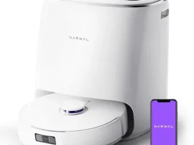 NARWAL Freo X Ultra Robot Vacuum and Mop Combo, 8200 Pa Robot Mop & Vacuum, Auto Mop Drying/Washing, Self-Empty,