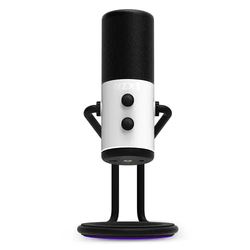 NZXT Capsule - AP-WUMIC-W1 - USB Cardioid Streaming, Gaming & Podcasting Microphone - Crystal Clear Voice Clarity - Built-in