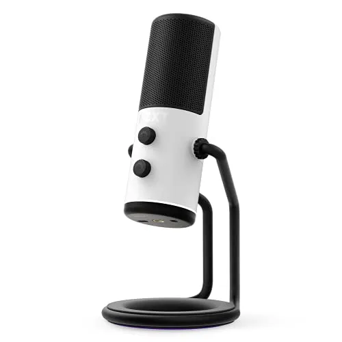 NZXT Capsule - AP-WUMIC-W1 - USB Cardioid Streaming, Gaming & Podcasting Microphone - Crystal Clear Voice Clarity - Built-in