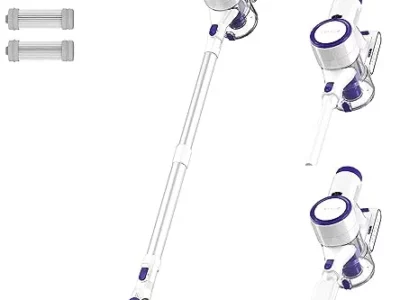 ORFELD Cordless Vacuum Cleaner, 30KPa Powerful Stick Vacuum, 50 Min Runtime Vacuum Cleaner for Home, Wireless Lightweight