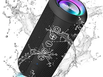 Ortizan Portable Bluetooth Speakers, IPX7 Waterproof Wireless Speaker with 24W Loud Stereo Sound, Deep Bass, Bluetooth 5.3,