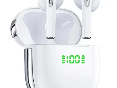 PocBuds Earbuds 72Hrs Playback Wireless Earbuds Bluetooth Headphones with LED Power Display Charging Case Ear buds IPX7