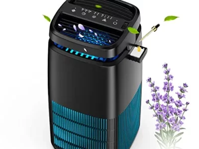 POMORON MJ002H 4-in-1 Air Purifiers for Home, H13 True Hepa Filter, Air Ionizer Negative Ion Generator and UV, Filter 0.3