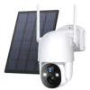 Poyasilon Wireless Cameras for Home/Outdoor Security, Solar Security Cameras Wireless Outdoor 355°PTZ, 3MP 2K FHD WiFi