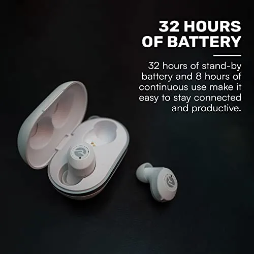 Raycon The Everyday Bluetooth Wireless Earbuds with Microphone- Stereo Sound in-Ear Bluetooth Headset True Wireless Earbuds