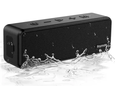 Raymate Bluetooth Speakers, 20W IPX7 Waterproof Speaker Wireless Bluetooth-V5.0, HiFi Stereo Sound, 1000mins Playtime,
