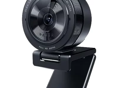 Razer Kiyo Pro Streaming Webcam: Full HD 1080p 60FPS - Adaptive Light Sensor - HDR-Enabled - Wide-Angle Lens with Adjustable