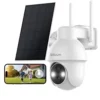 Rebluum Security Camera Wireless Outdoor, 2K Solar Security Camera,Battery Powered 360°PTZ Security Camera,Color Night