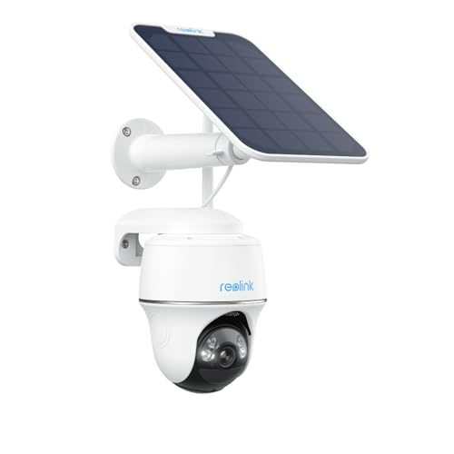 REOLINK Security Camera Wireless Outdoor, Pan Tilt Solar Powered, 5MP 2K+ Color Night Vision, 2.4/5GHz WiFi, 2-Way Talk,
