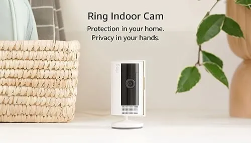 Ring Indoor Cam (2nd Gen) | latest generation, 2023 release | 1080p HD Video & Color Night Vision, Two-Way Talk, and Manual