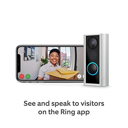 Ring Peephole Cam - Smart video doorbell, HD video, 2-way talk, easy installation security camera - side view