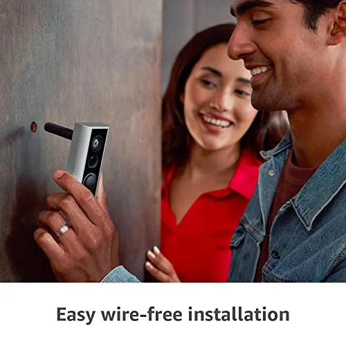 Ring Peephole Cam - Smart video doorbell, HD video, 2-way talk, easy installation security camera - in use