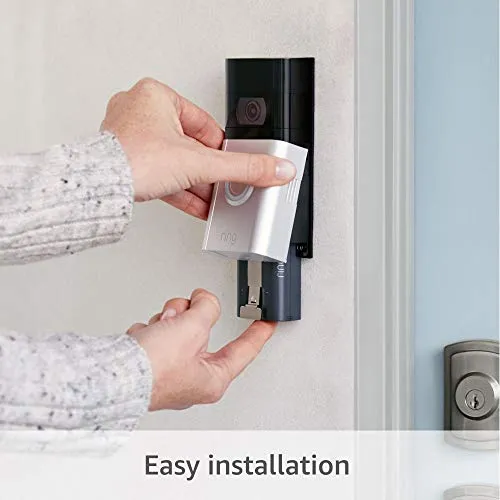 Ring Video Doorbell 3 – enhanced wifi, improved motion detection, easy installation security camera - detail shot