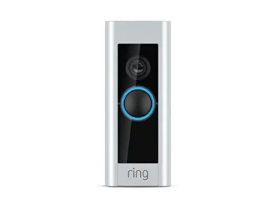 Ring Video Doorbell Pro – Upgraded, with added security features and a sleek design (existing doorbell wiring required)