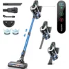 Roanow Cordless Vacuum Cleaner, 450W/38KPA Cordless Vacuum with LED Display, 55Mins Runtime Lightweight & Ultra-Quiet