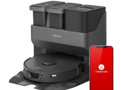 roborock S7 Max Ultra Robot Vacuum and Mop Combo, Auto Mop Drying/ Washing, Self-Emptying, Self-Refilling, 5500Pa Suction,