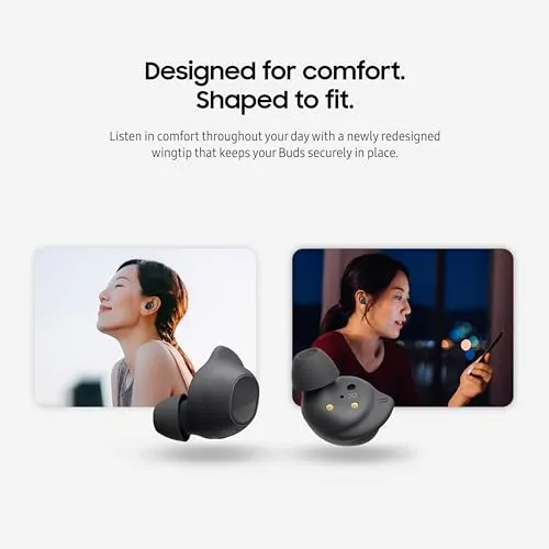 SAMSUNG Galaxy Buds FE True Wireless Bluetooth Earbuds, Comfort and Secure in Ear Fit, Wing-Tip Design, Auto Switch Audio,