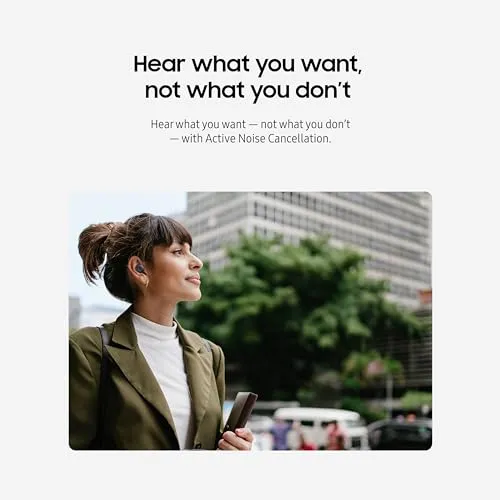 SAMSUNG Galaxy Buds FE True Wireless Bluetooth Earbuds, Comfort and Secure in Ear Fit, Wing-Tip Design, Auto Switch Audio,
