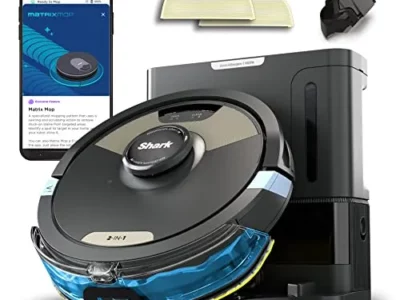 Shark AI Ultra 2-in-1 Robot Vacuum & Mop with Sonic Mopping, Matrix Clean, Home Mapping, HEPA Bagless Self Empty Base and 2