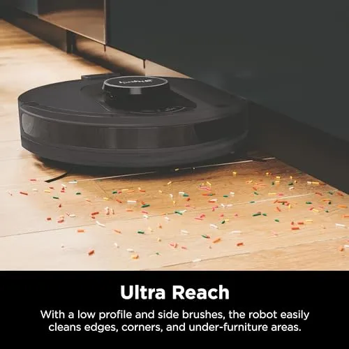 Shark AV2501S AI Ultra Robot Vacuum, with Matrix Clean, Home Mapping, 30-Day Capacity HEPA Bagless Self Empty Base, Perfect